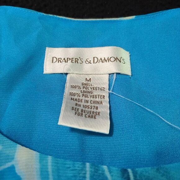 Draper's & Damon's Womens Tank Top Multicolor Size Medium 100% Polyester - Picture 6 of 12